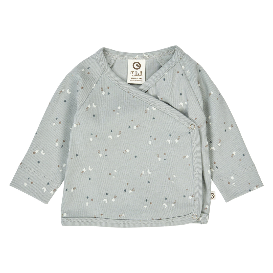 Müsli Stars Cardigan Jasmin Blue - Baby Vestje - Blauw 1