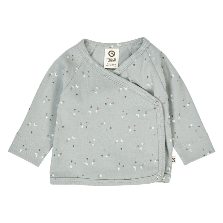 Müsli Stars Cardigan Jasmin Blue - Baby Vestje - Blauw 1