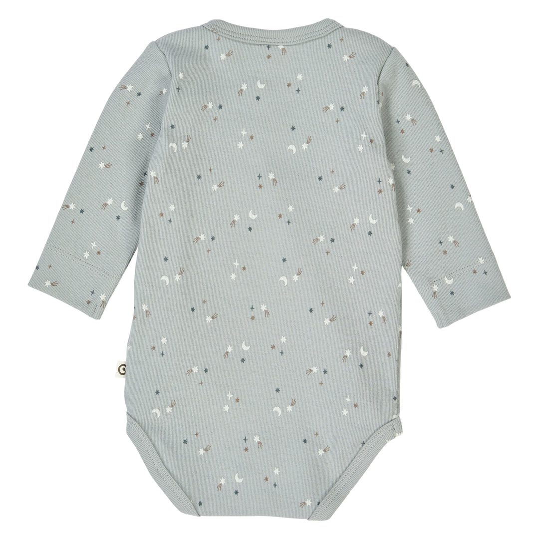 Müsli Stars Longsleeve Body Jasmin Blue - Jongens Romper 2