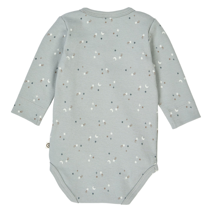 Müsli Stars Longsleeve Body Jasmin Blue - Jongens Romper 2