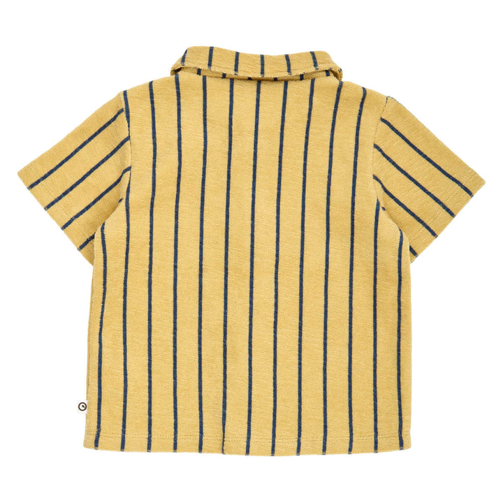 Müsli Terry Stripe Shirt Baby - Baby Blouse - Geel 2