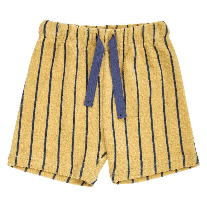 Müsli Terry Stripe Shorts Baby - Baby Broekje - Geel 1