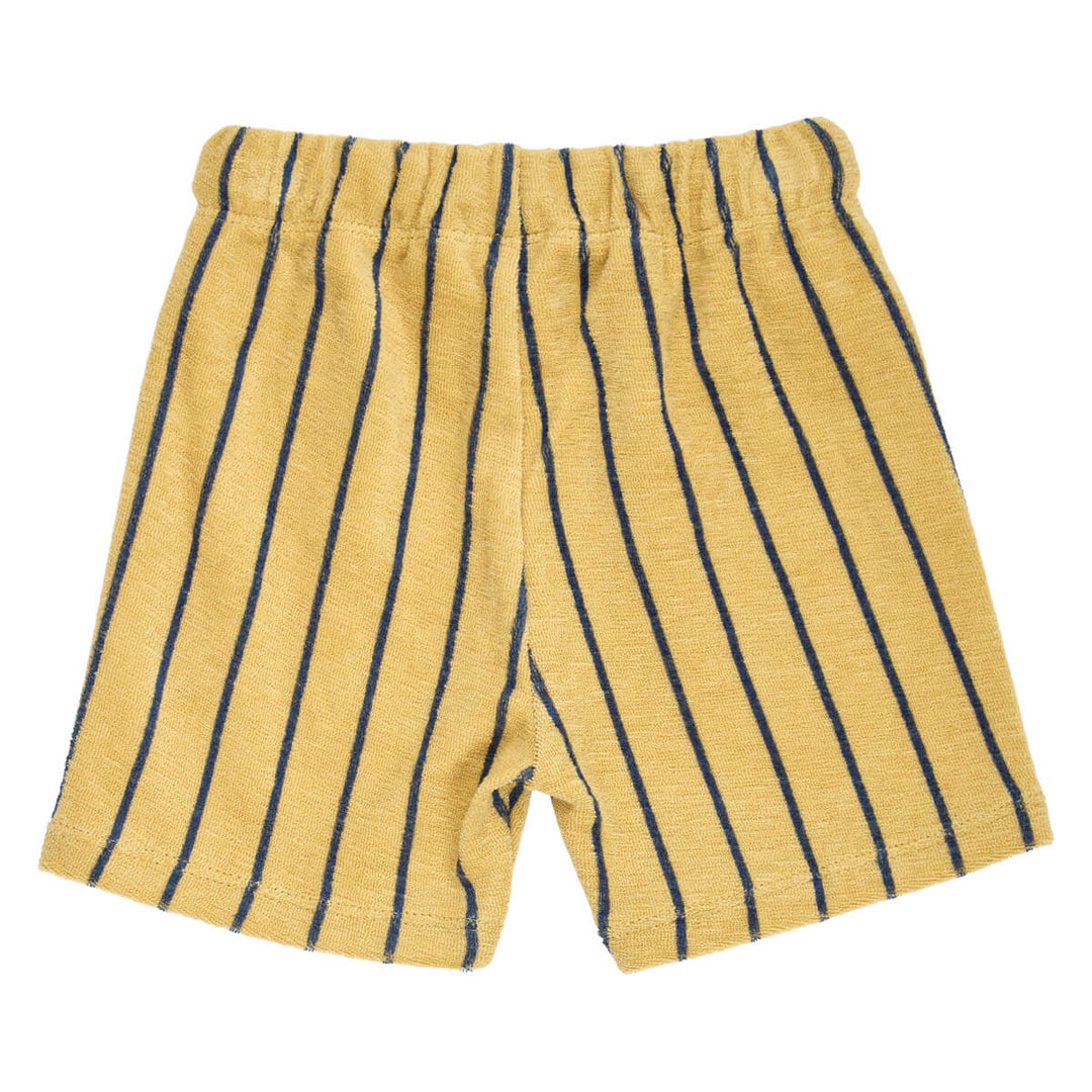Müsli Terry Stripe Shorts Baby - Baby Broekje - Geel 2