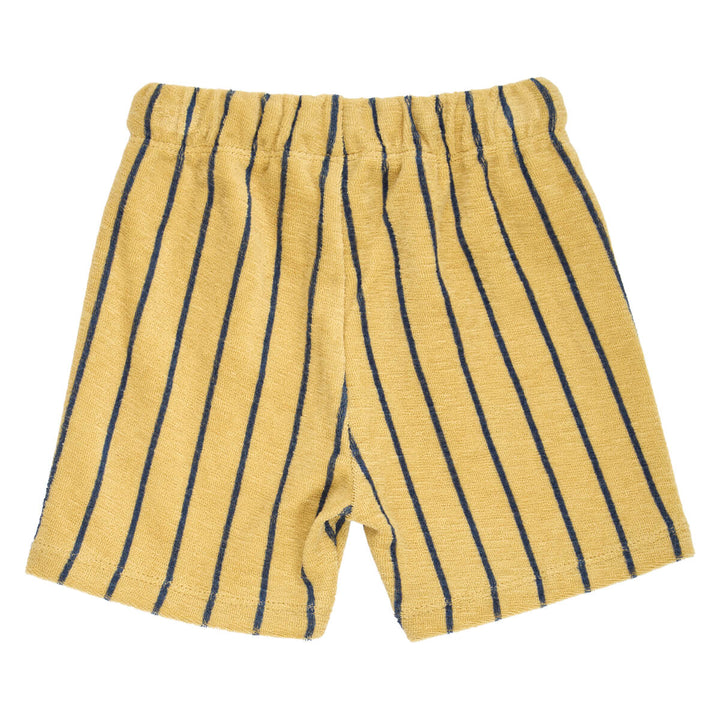 Müsli Terry Stripe Shorts Baby - Baby Broekje - Geel 2