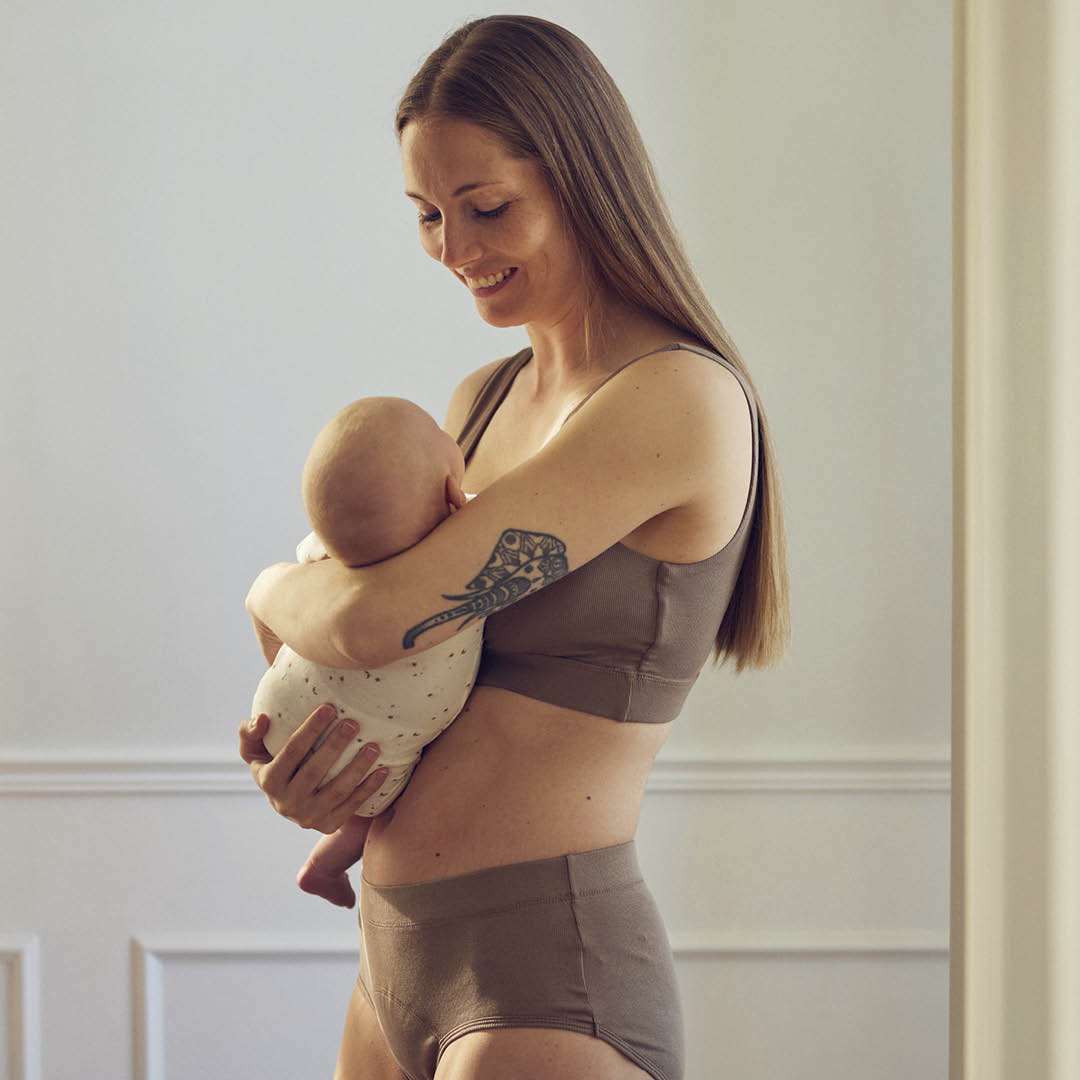 Müsli Triangle Nursing Bra Walnut - Voeding BH - Bruin 7