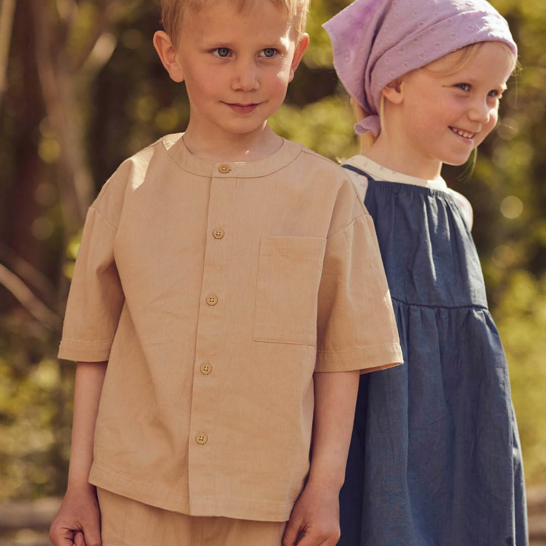 Müsli Twill Shortsleeve Pocket Shirt - Jongensblouse - Zand 2