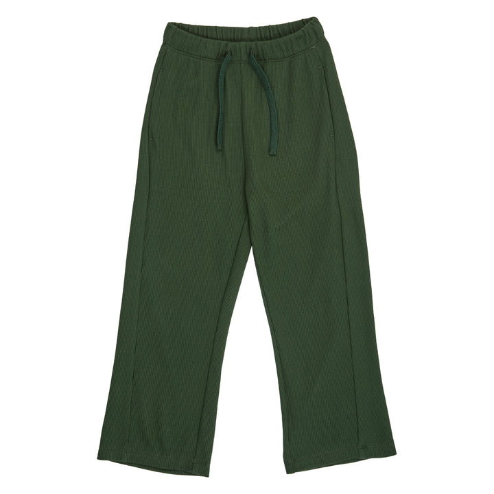 Müsli Waffle Pants Forest Green - Jongens Broek - Groen 1