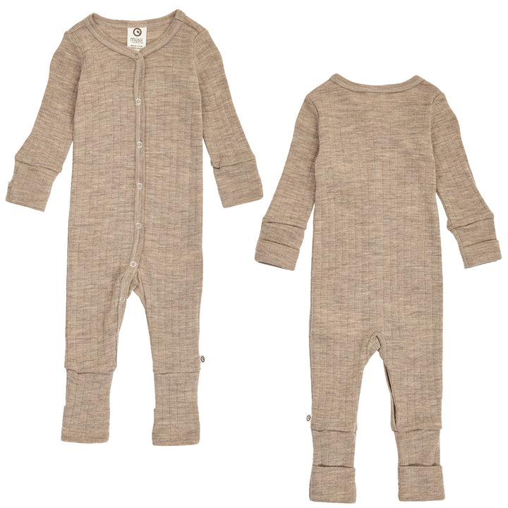Müsli Woolly Rib Bodysuit Balsem Melange - Newborn Boxpakje 1