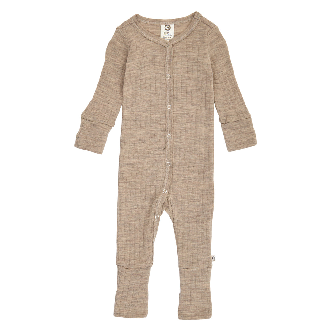 Müsli Woolly Rib Bodysuit Balsem Melange - Newborn Boxpakje 2