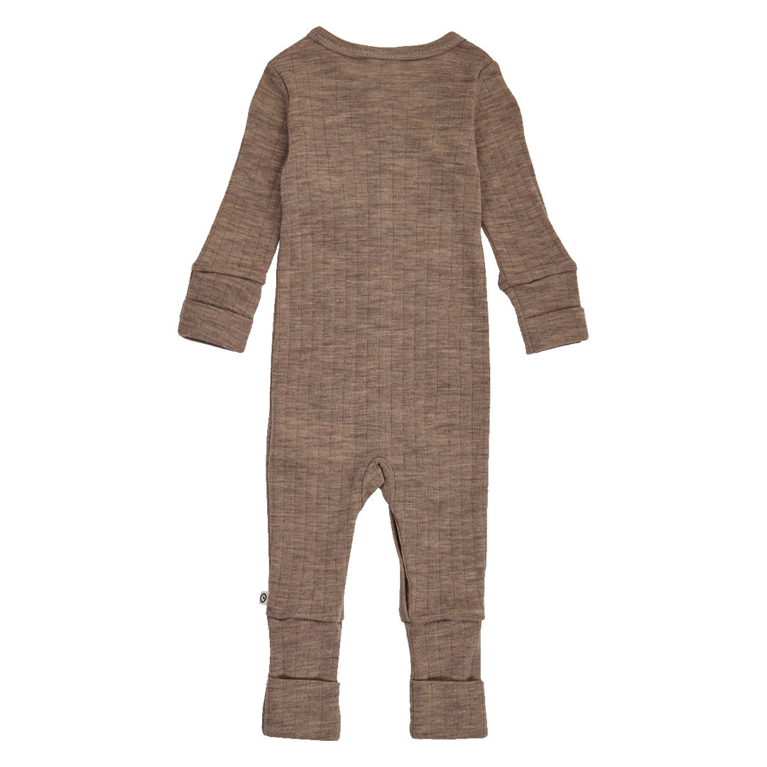 Müsli Woolly Rib Bodysuit Walnut Melange - Newborn Boxpakje 3