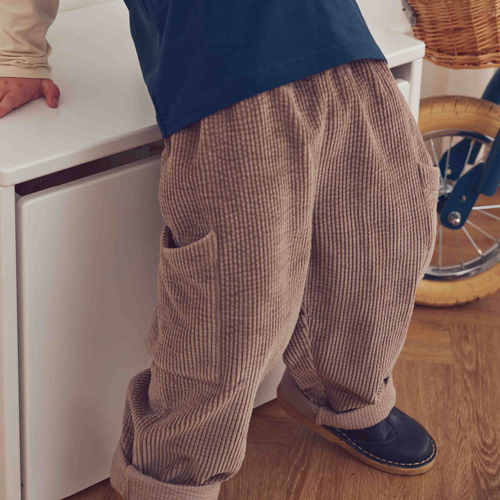 Müsli Corduroy Pants - Jongens Broek - Taupe 4