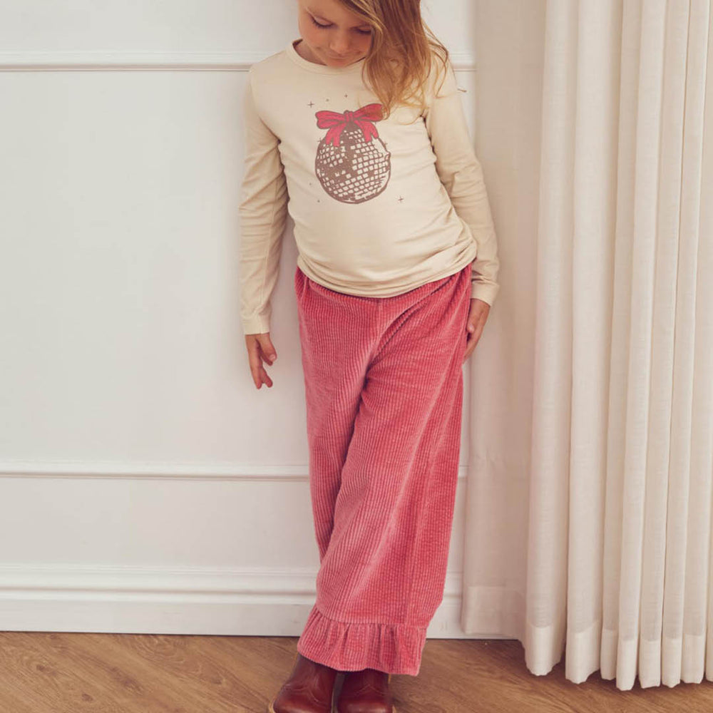 Müsli Corduroy Wide Leg Pants Baroque Rose - Meisjesbroek 2