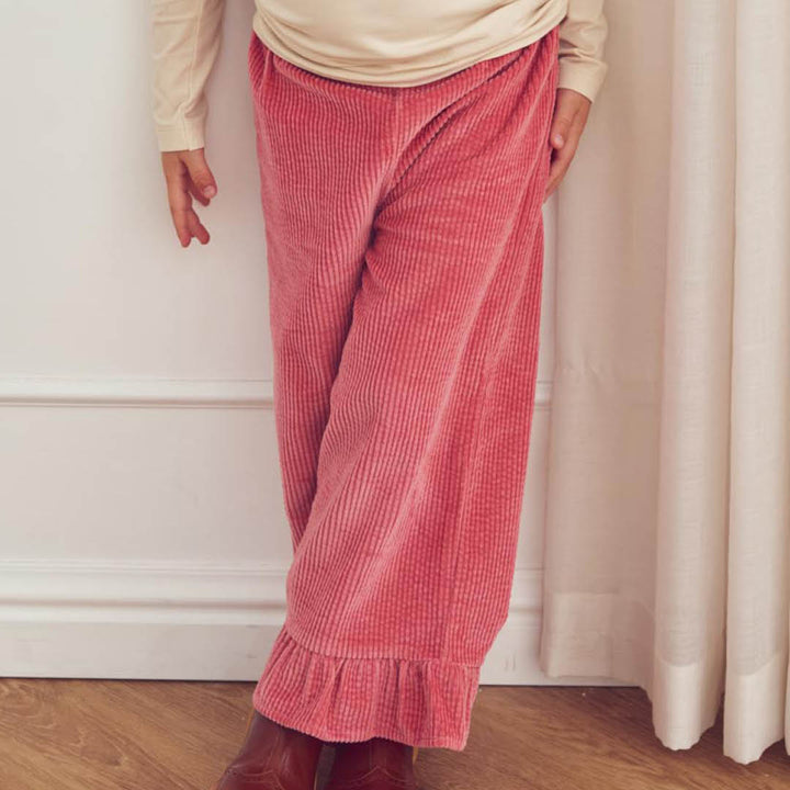 Müsli Corduroy Wide Leg Pants Baroque Rose - Meisjesbroek 4