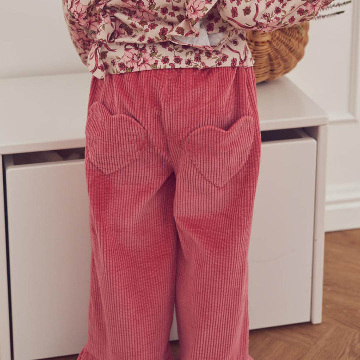 Müsli Corduroy Wide Leg Pants Baroque Rose - Meisjesbroek 5