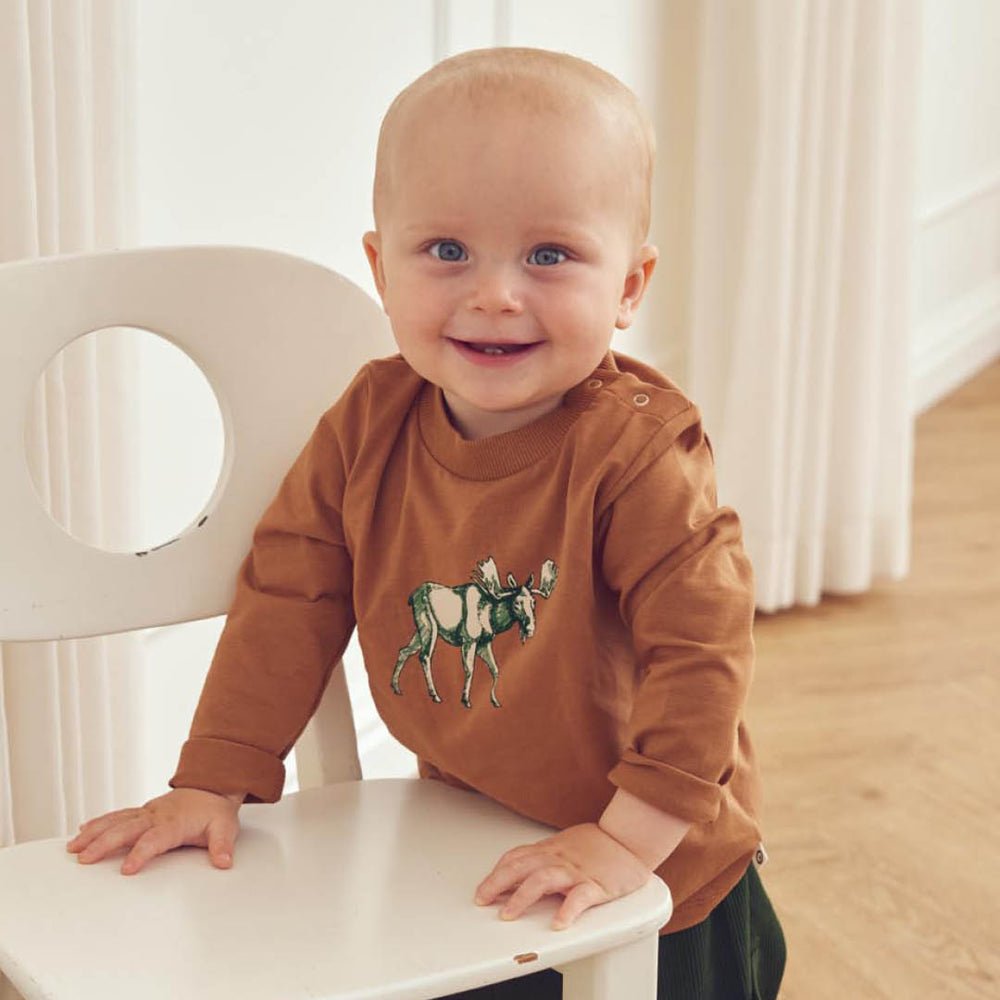 Müsli Cozy Me Moose Longsleeve Tee - Baby Jongens Shirt 2