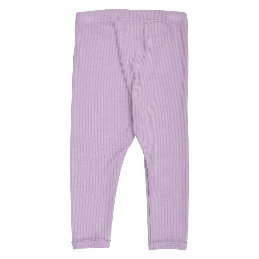Müsli Mellow Picot Leggings - Baby Meisjes Legging - Lila 2
