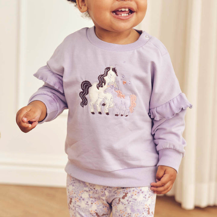 Müsli Prairie Frill Sweatshirt - Baby Meisjestrui - Lila 5