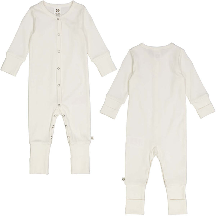 Müsli Rib Bodysuit Balsam Cream - Newborn Boxpakje - Wit 1