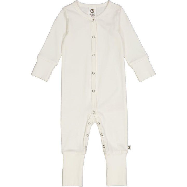  Müsli Rib Bodysuit Balsam Cream - Newborn Boxpakje - Wit 2
