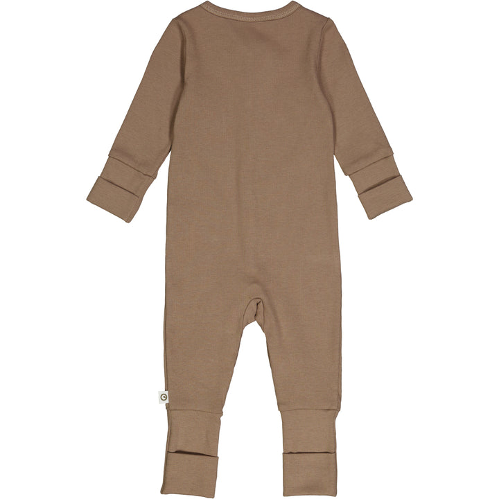 Müsli Rib Bodysuit Walnut - Newborn Boxpakje - Bruin 3