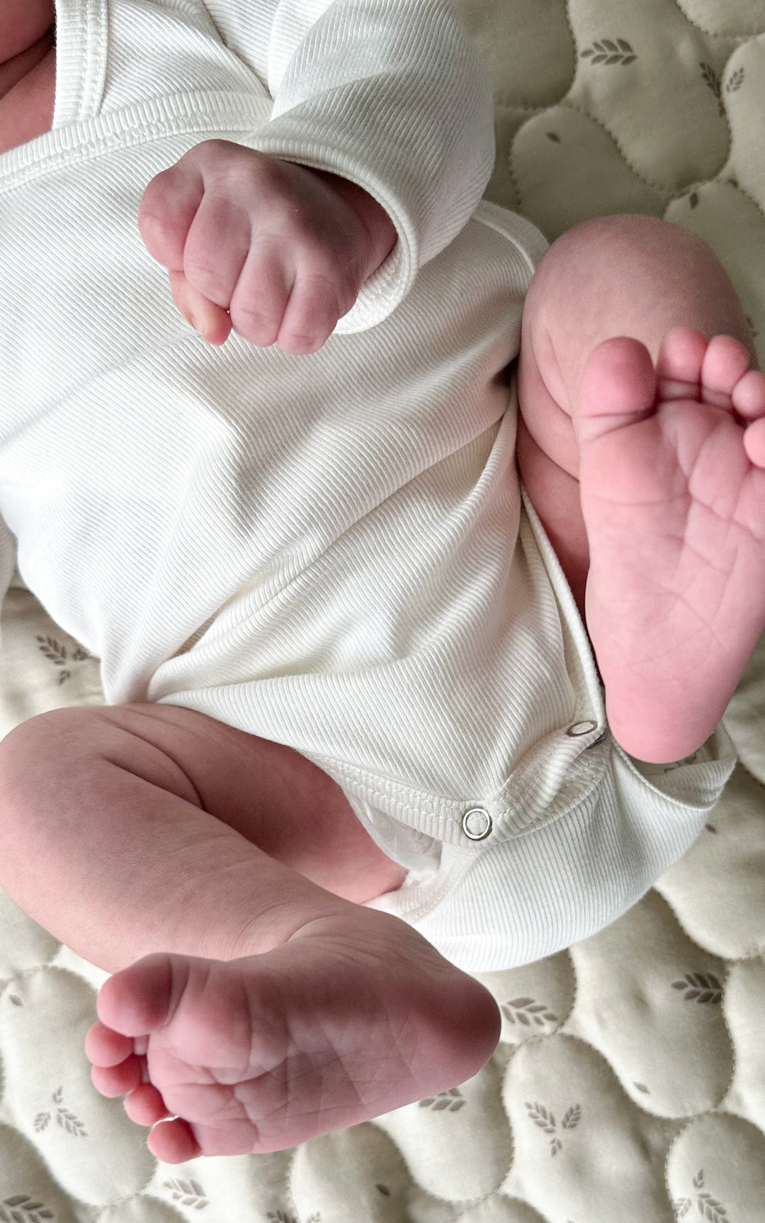 Müsli Rib Longsleeve Body Balsam Cream - Newborn Romper Wit 4