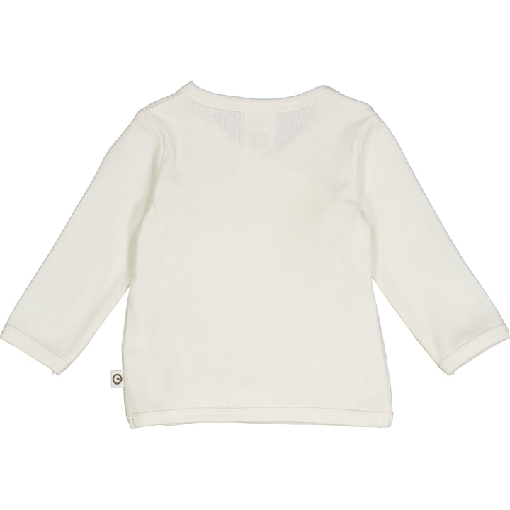 Müsli Rib Longsleeve Cardigan Balsam Cream - Newborn Vestje 2