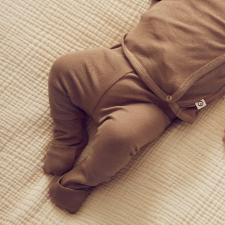 Müsli Rib Pants Walnut - Newborn Baby Broekje - Bruin 4