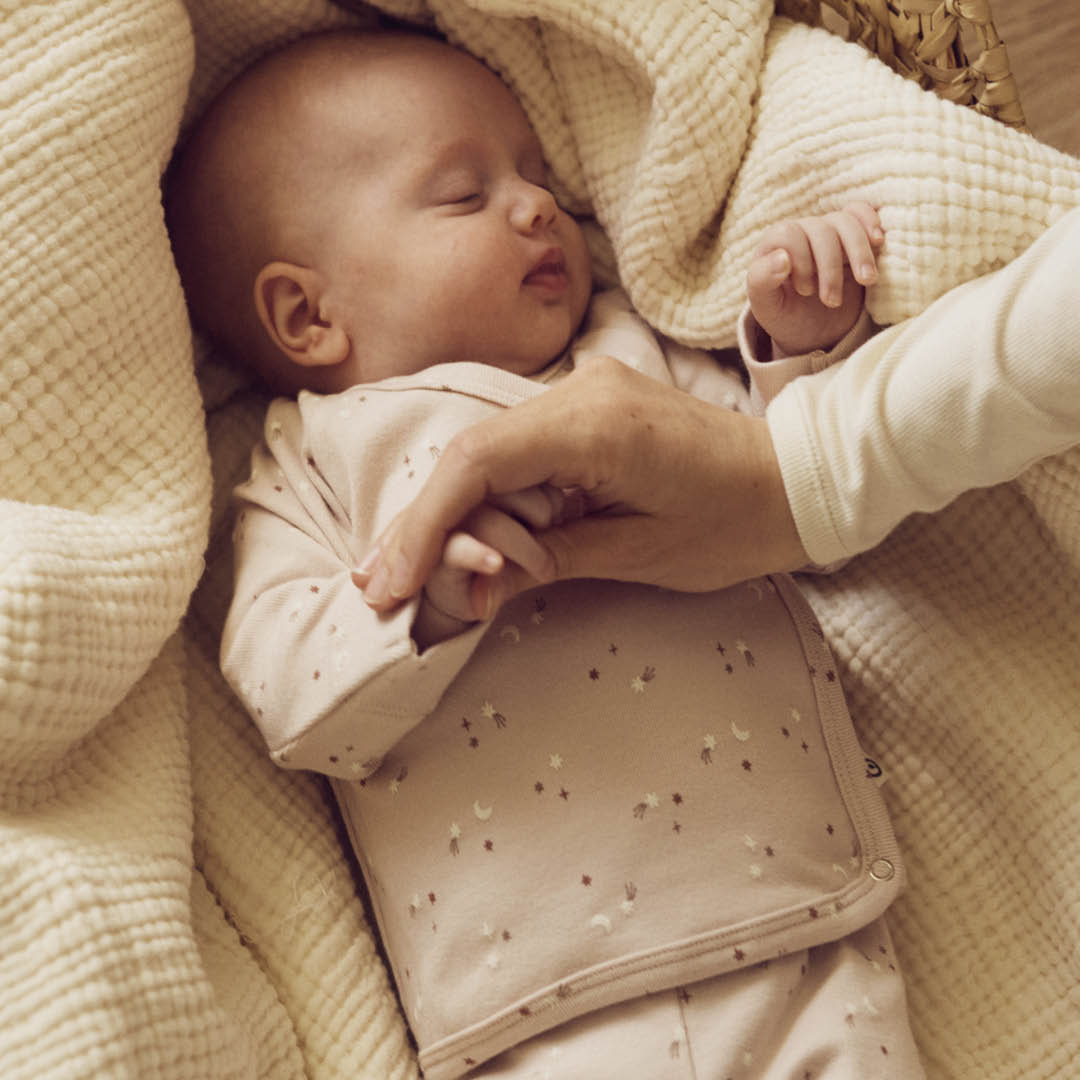 Müsli Rib Stars Cardigan Nightingale - Baby Vestje - Roze 5