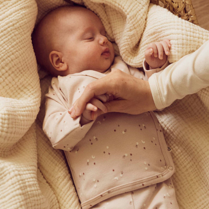 Müsli Rib Stars Cardigan Nightingale - Baby Vestje - Roze 5