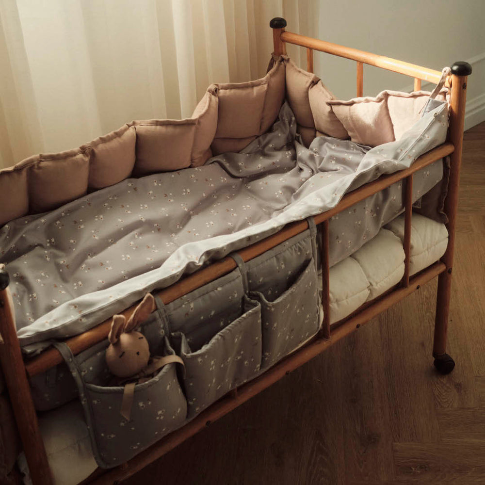 Müsli Stars Beddengoed Wiegje 70 x 100 cm Overtrekset Blauw 2