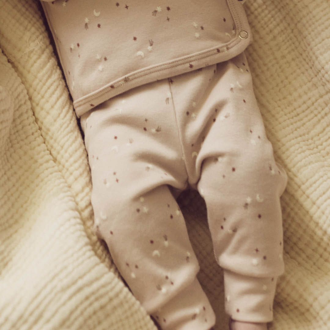  Müsli Stars Pants Nightingale - Newborn Baby Broekje - Roze 3