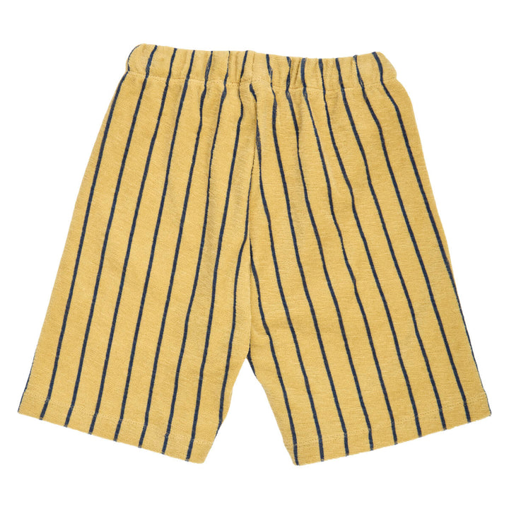 Müsli Terry Stripe Shorts - Korte Jongens Broek - Geel 3