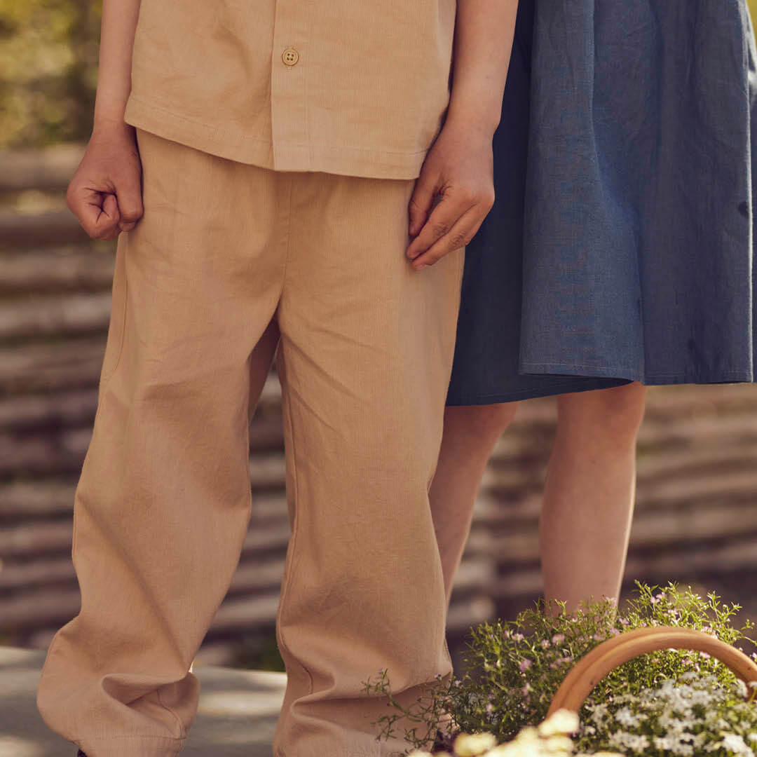 Müsli Twill Pants Safari - Lange Jongens Broek - Zand 2