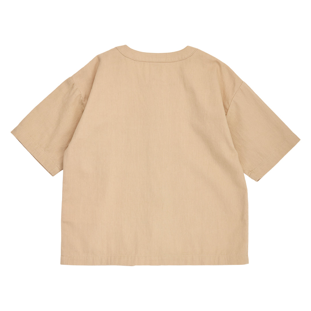 Müsli Twill Shortsleeve Pocket Shirt - Jongensblouse - Zand 3