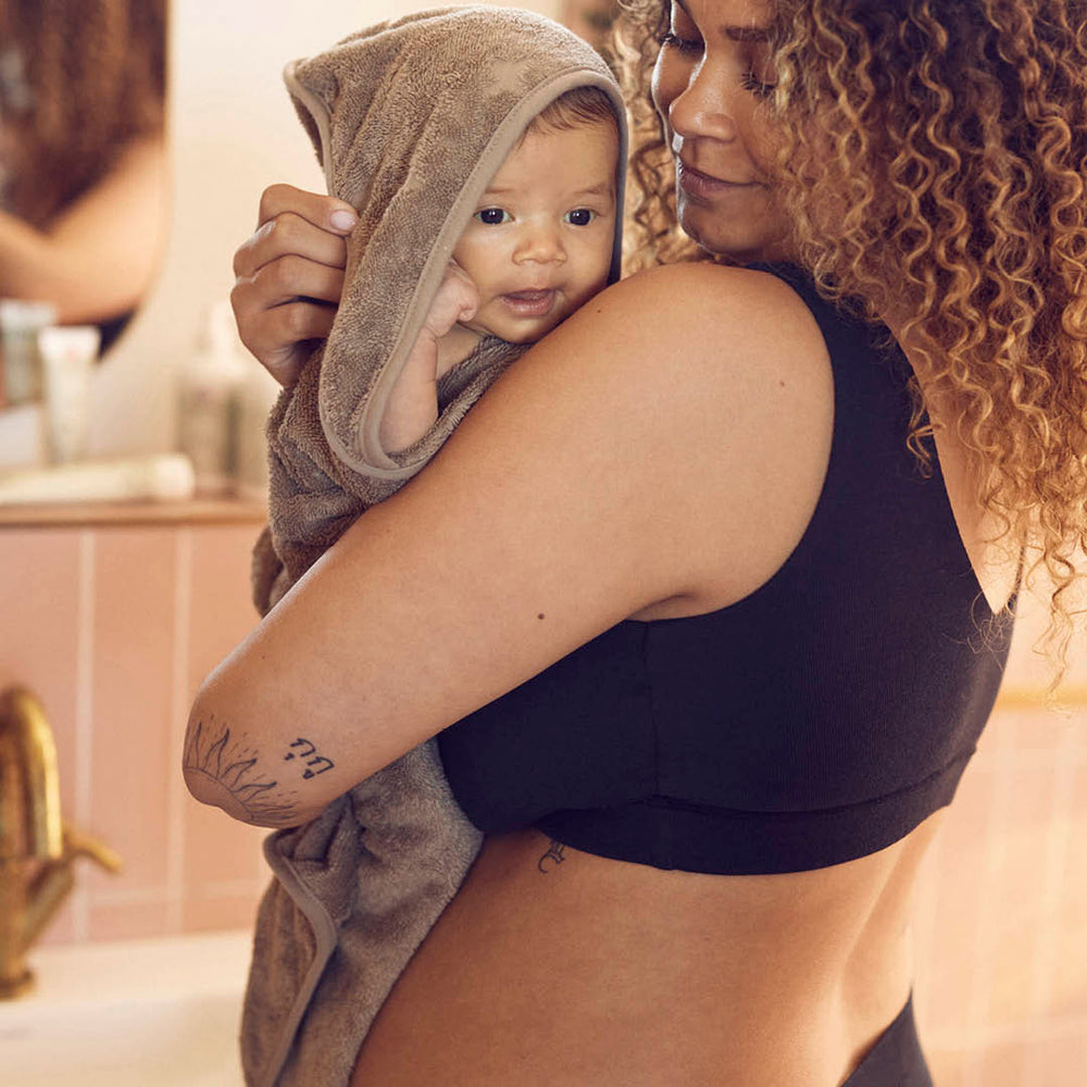 Müsli Wikkeldoek Walnut - Baby Handdoek - Bruin 2