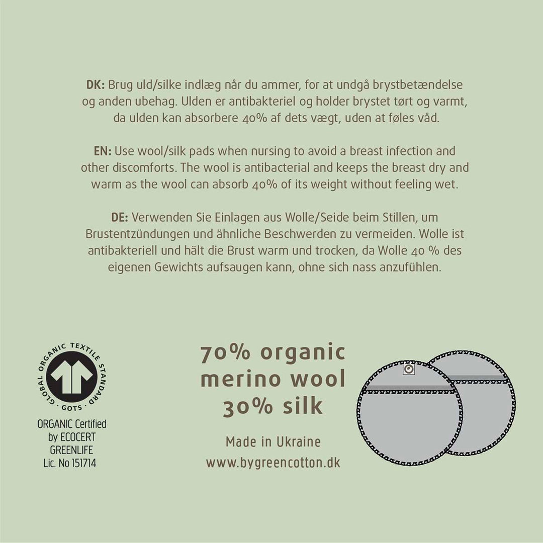 Müsli Wool Nursing Pads Spa Rose - Zoogkompressen - Roze 4