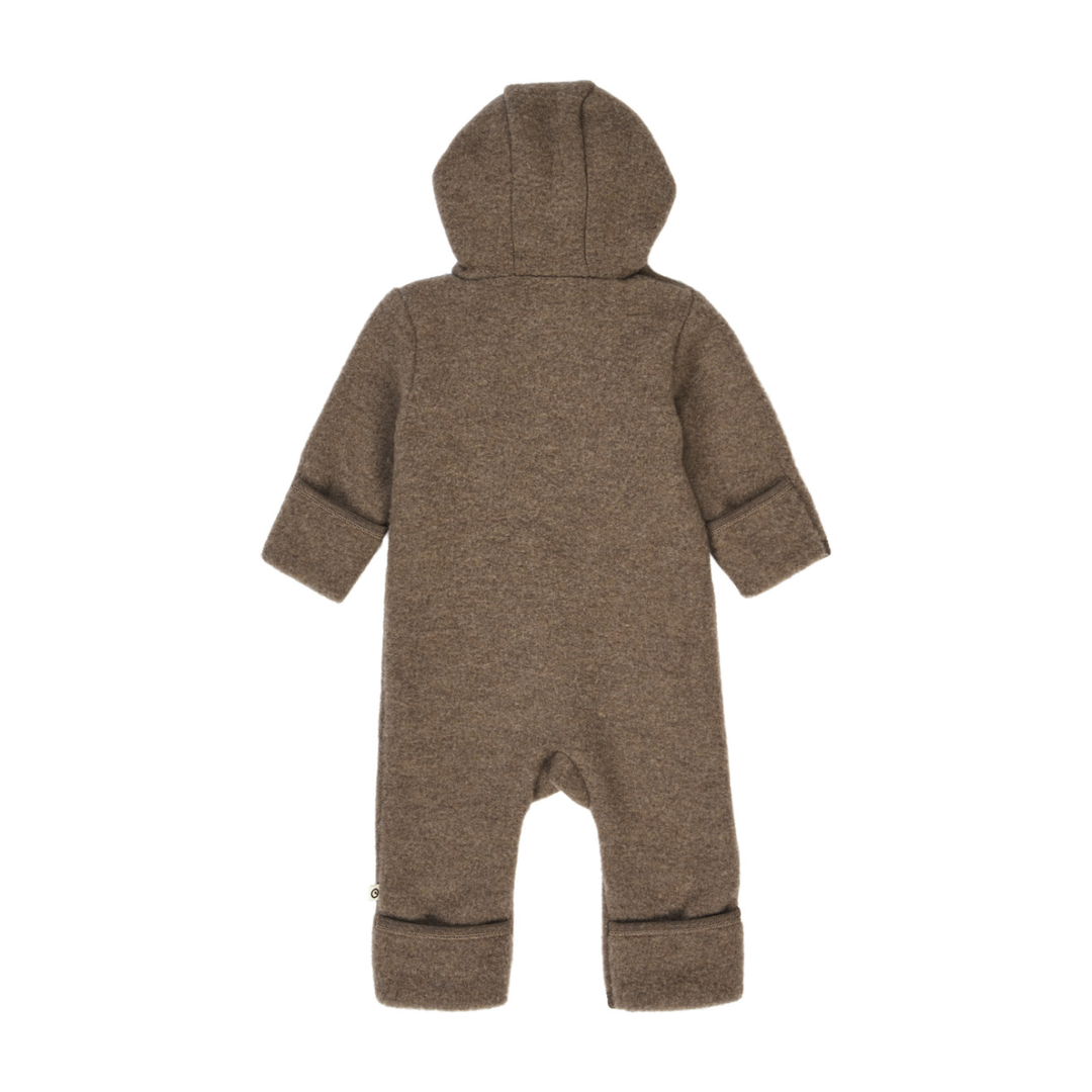 Müsli Woolly Fleece Suit - Newborn Outdoor Pakje Donkerbruin 3