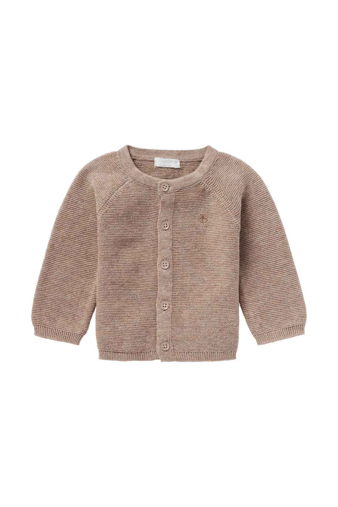 Noppies Knit Cardigan Naga - Newborn Vestje - Taupe 1