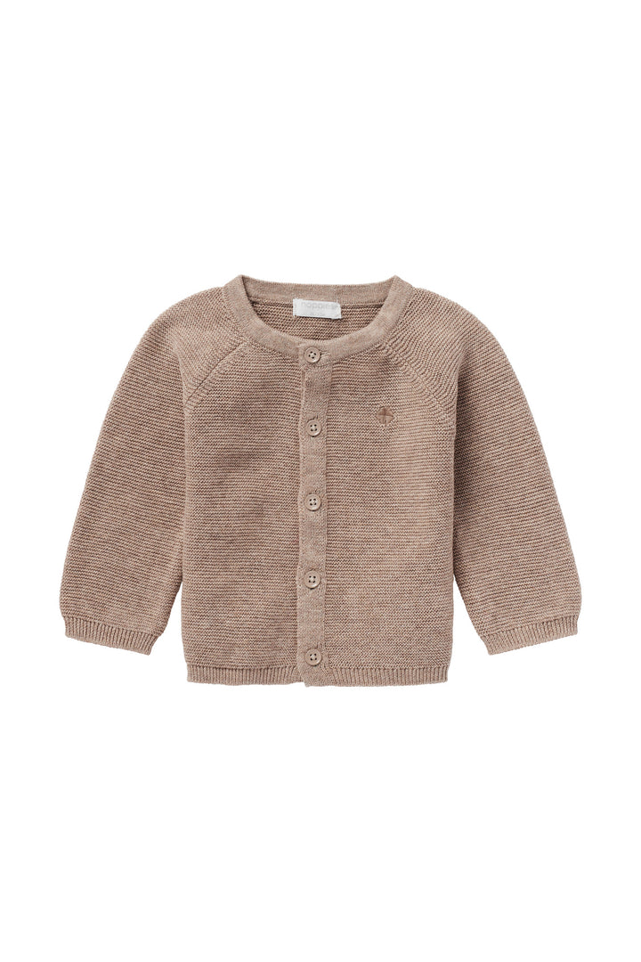 Noppies Knit Cardigan Naga - Newborn Vestje - Taupe 1
