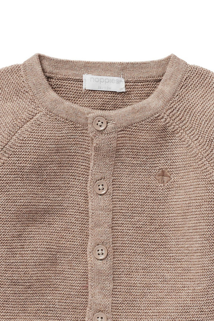 Noppies Knit Cardigan Naga - Newborn Vestje - Taupe 4