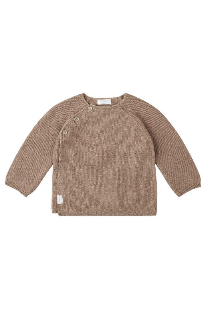 Noppies Knit Cardigan Pino - Newborn Trui - Taupe 1