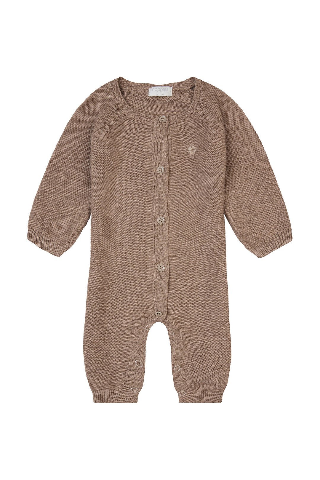 Noppies Knit Playsuit Monrovia Taupe - Newborn Boxpakje 1