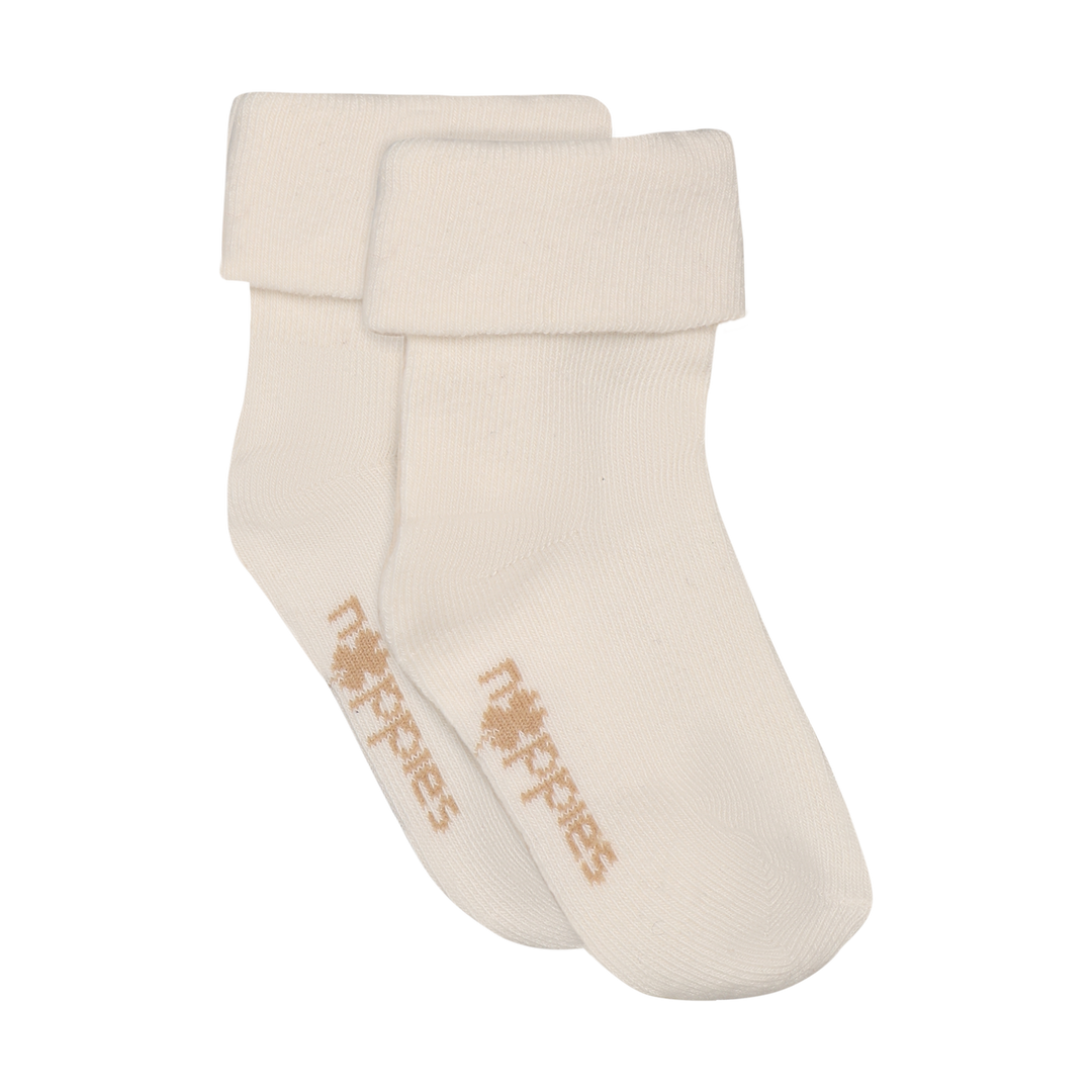 Noppies Newborn Socks 3-pack Oatmeal - Newborn Sokjes 3