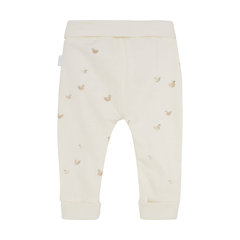 Noppies Pants Neal Ducks - Newborn Broekje - Ecru 2