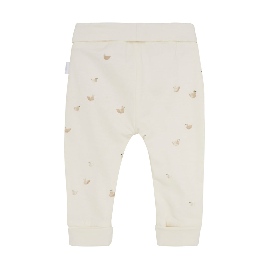 Noppies Pants Neal Ducks - Newborn Broekje - Ecru 2