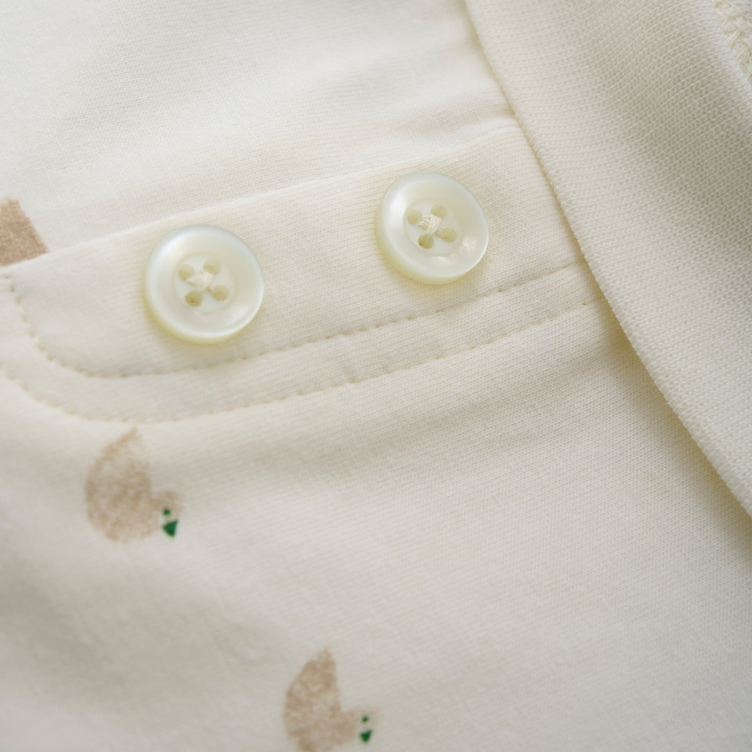 Noppies Pants Neal Ducks - Newborn Broekje - Ecru 3