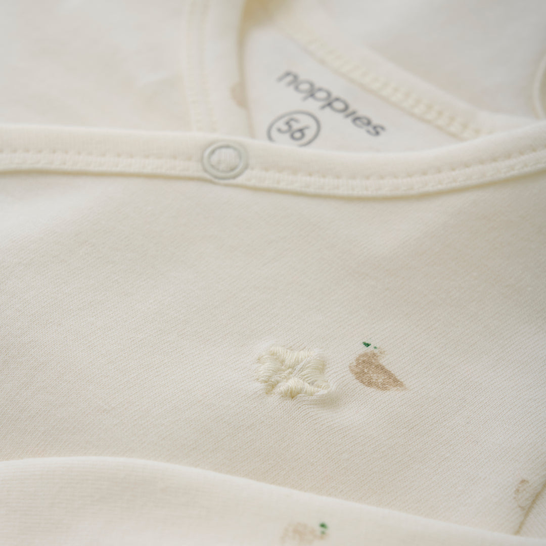 Noppies Playsuit Nolan Ducks - Newborn Boxpakje - Ecru 4