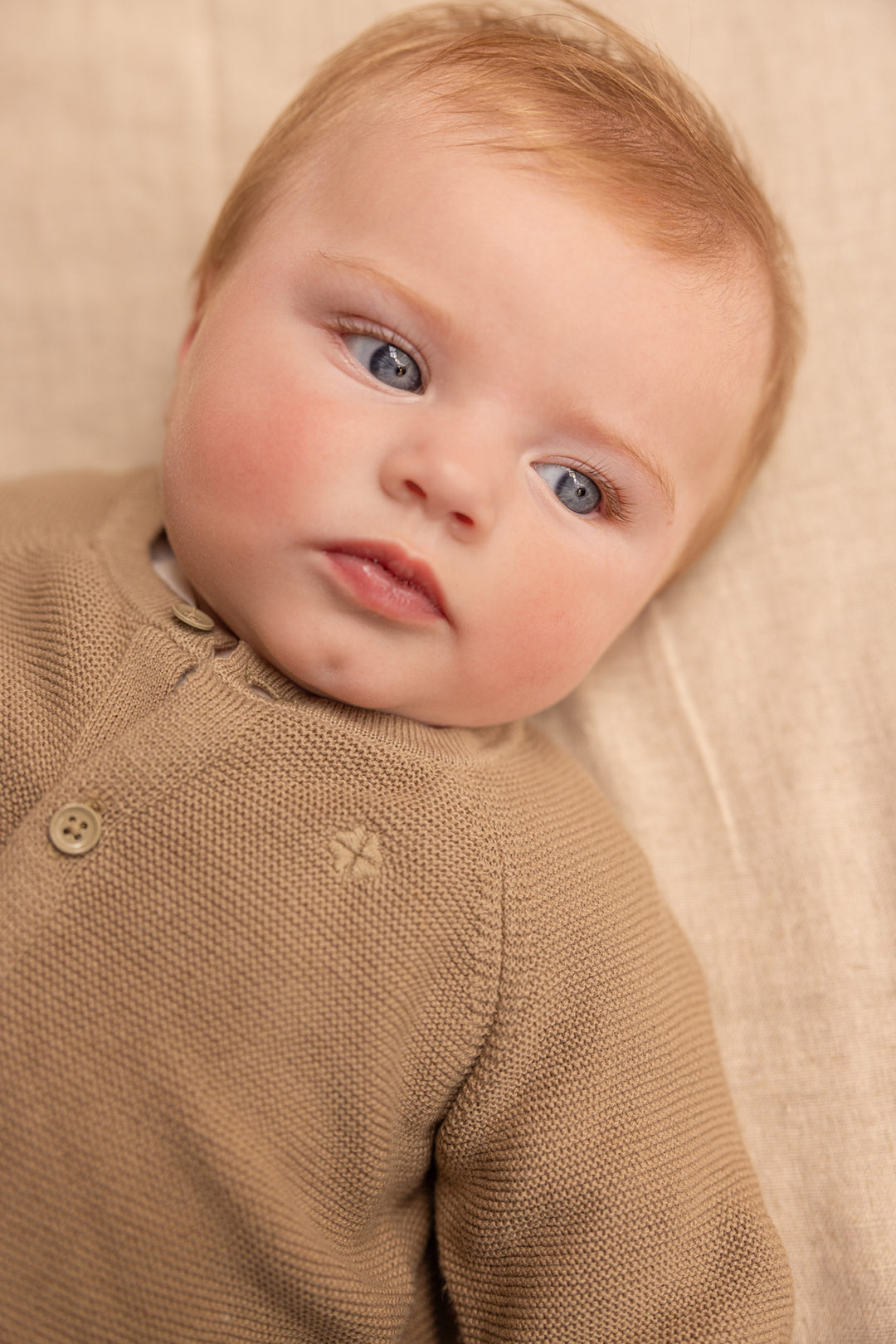 Noppies Knit Cardigan Naga - Newborn Vestje - Taupe 7