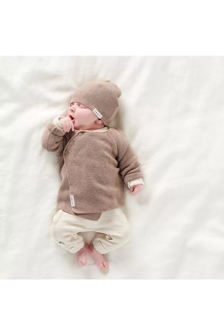 Noppies Knit Cardigan Pino - Newborn Trui - Taupe 2