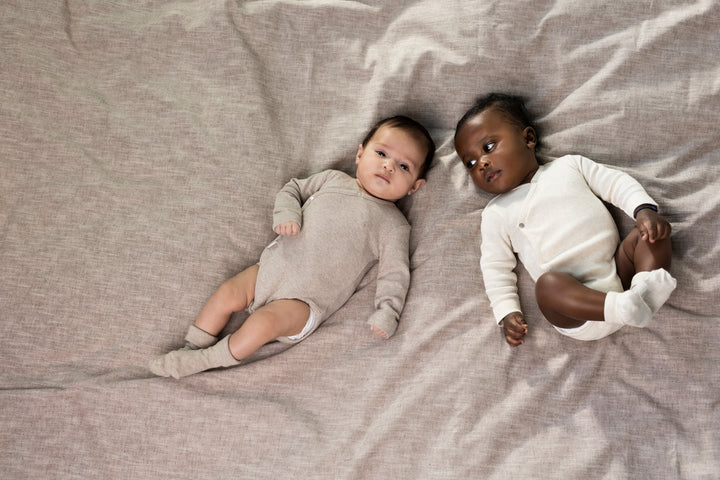 Noppies Rib Romper Nino Taupe Melange - Newborn Romper Bruin 2